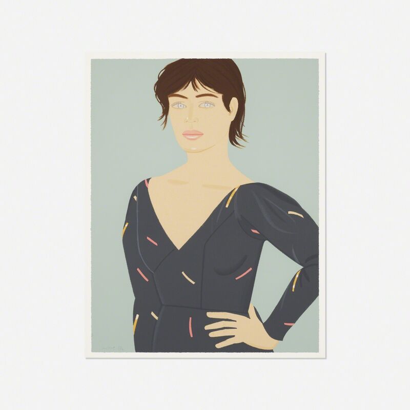 Alex Katz, ‘Gray Dress (Laura)’, 1992, Print, Screenprint in twenty-three colors on Arches 100% Rag paper, Rago/Wright/LAMA