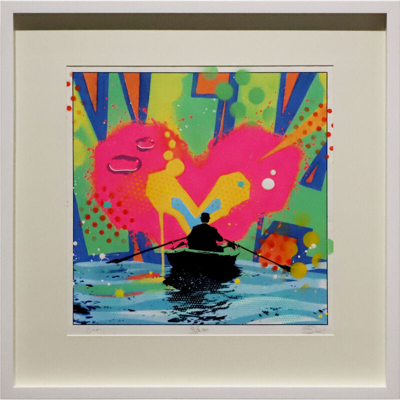 Nick Walker, ‘Sea Of Love (Mono)’, 2017, Print, Fine art silk screen print, hand finished with spray paint. (Unframed), AURUM GALLERY
