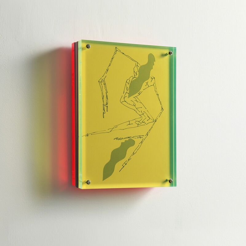 Francesco Candeloro, ‘Linee Riflesse’, 2016, Mixed Media, Plexiglass, découpage and marker on paper and acetate,, A arte Invernizzi