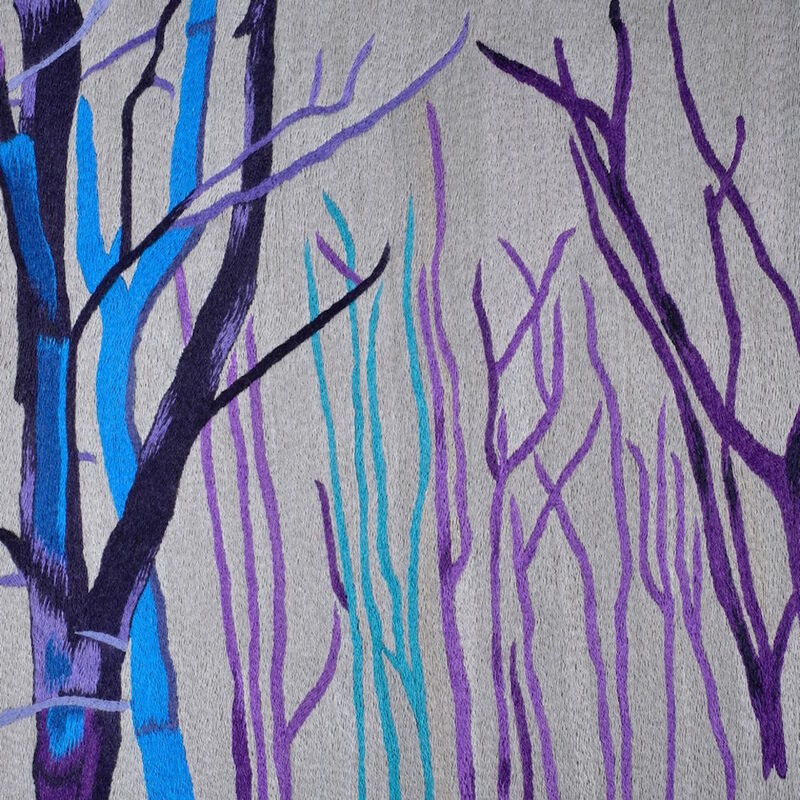 Karine Boulanger, ‘Vinolia’, 2015, Textile Arts, Silk on linen embroidery, Spotte Art