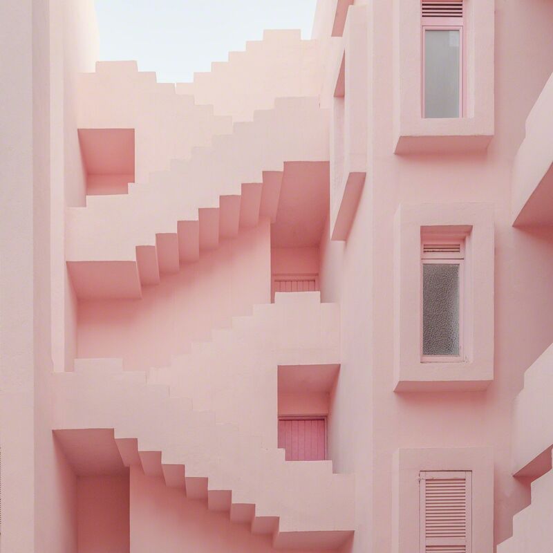 Ludwig Favre, ‘Pink Stairs’, 2019, Print, Hahnemühle 100% cotton rag paper with archival epson inkjet pigments, ArtStar