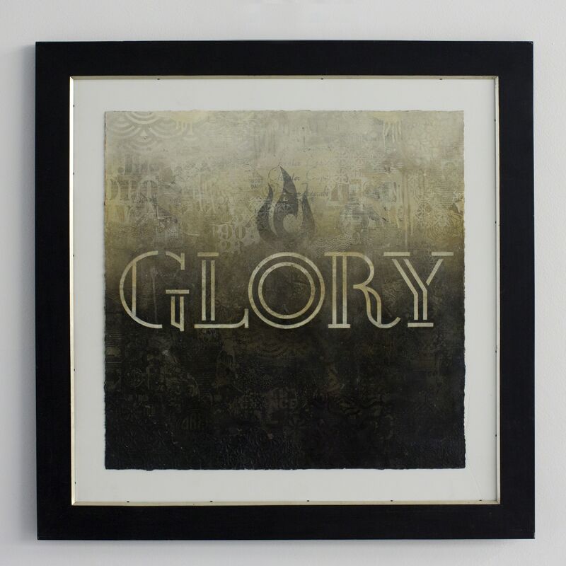 Shepard Fairey, ‘Fading Glory’, 2014, Mixed Media, Stencil, Silkscreen, and Collage on Paper,, Galerie Ernst Hilger 