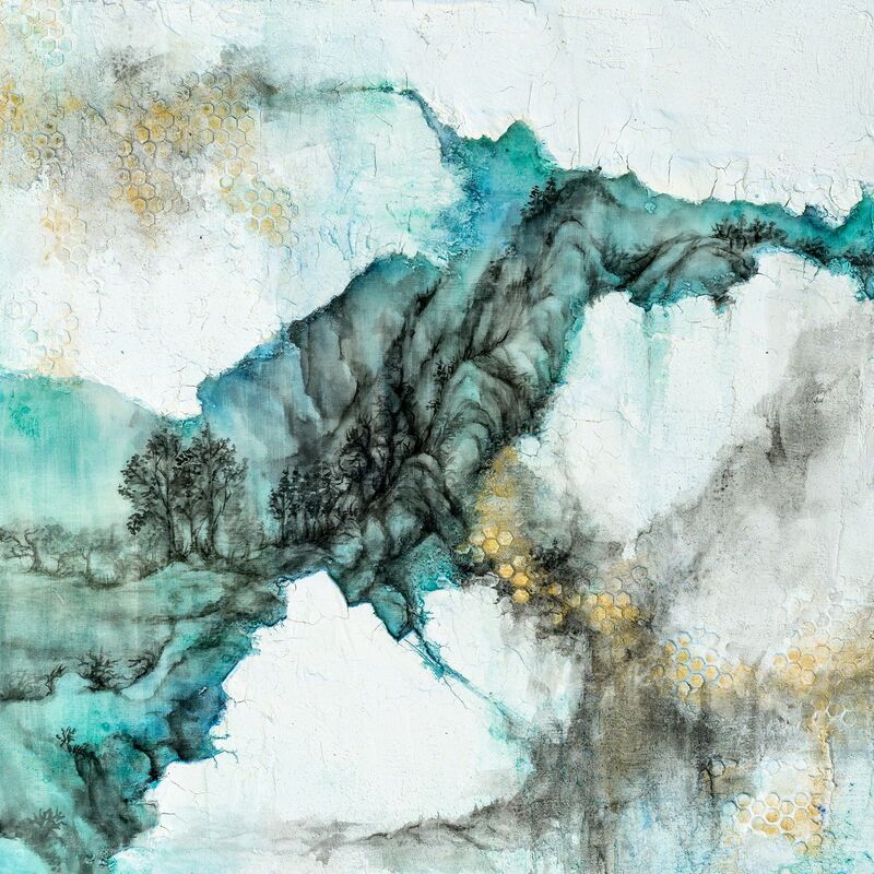 Cindy Shih, ‘Chasm I’, 2017, Painting, Mixed media, Abend Gallery