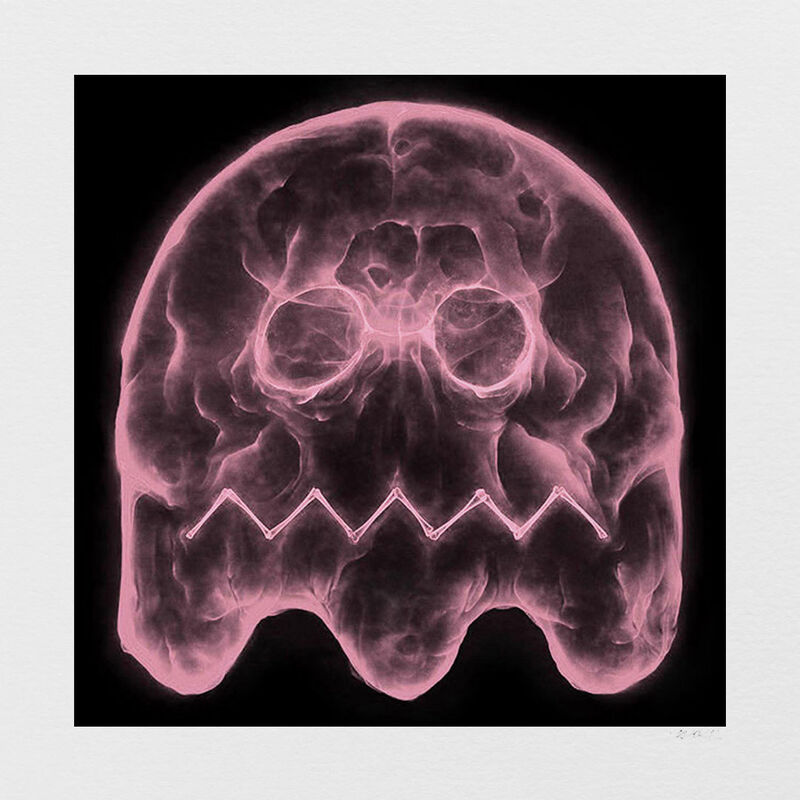 Shok-1, ‘The Consumed (Speedy Pink)’, 2020, Print, Hand painted acrylic and archival UltraChrome inks on Hahnemühle PhotoRag 308gsm. (Framed), AURUM GALLERY