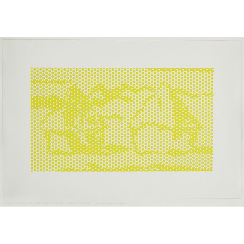 Roy Lichtenstein, ‘Sample Portfolio (Seven Haystack And Six Cathedral Prints)’, 1969, Print, The complete set of 13 reproductive color prints used to promote the release of these prints in 1969, framed individually, with original printed paper slipcase and informational insert, Freeman's