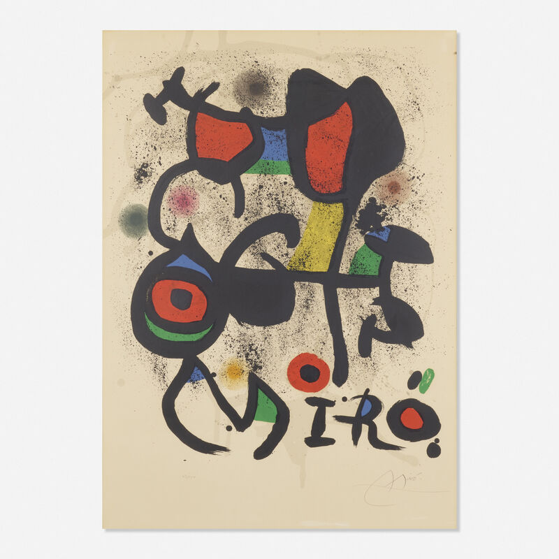 Joan Miró, ‘Bronzes Exhibition, Hayward Gallery, London’, 1972, Print, Lithograph in colors, Rago/Wright/LAMA