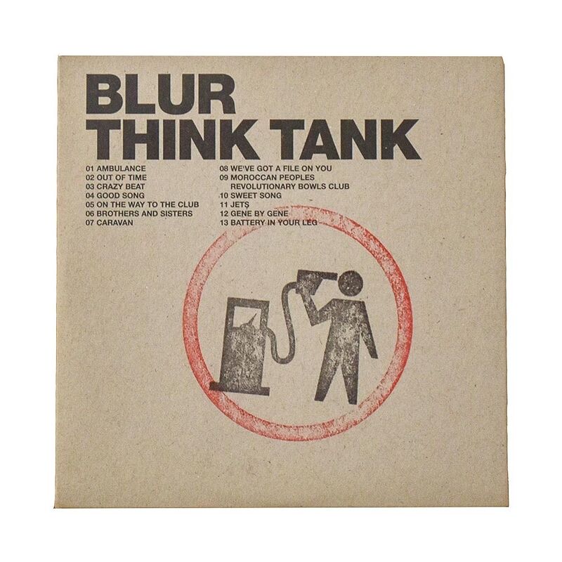 Banksy, ‘BLUR THINK TANK PROMO (Hand Stamped CD)’, 2003, Ephemera or Merchandise, Hand stamped Petrolhead logo artwork on cd card sleeve., Silverback Gallery