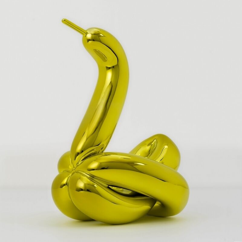 Jeff Koons, ‘Balloon Swan ’, 2017, Sculpture, Porcelain with chromatic coating, Hang-Up Gallery