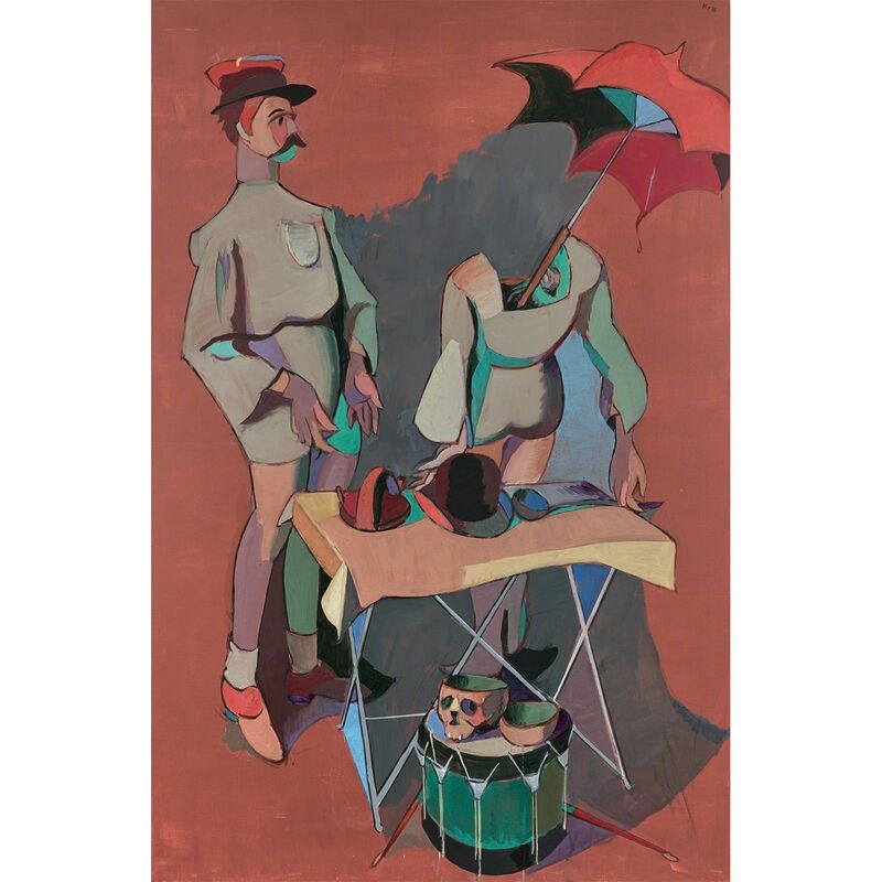 Jean Hélion, ‘Mannequinerie en solde’, 1978, Painting, Acrylic on canvas, PIASA