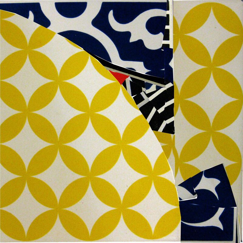 Mariana Lloyd, ‘90 unique Tiles’, 2018, Print, Digital collage printed on tiles, Mercado Moderno