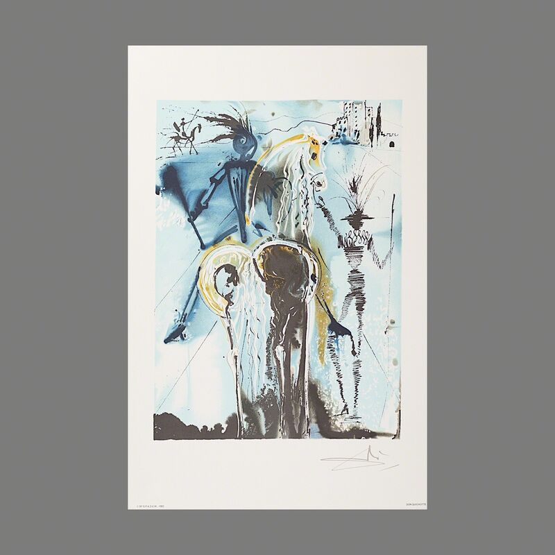 Salvador Dalí, ‘Don Quichotte’, 1983, Print, Lithograph on Vélin d'Arches Paper, Art Lithographies