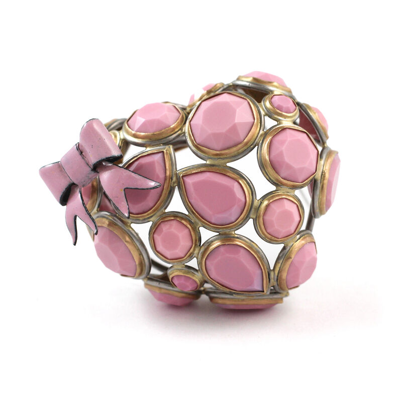 Lola Brooks, ‘Brooch’, 2012, Jewelry, Vintage rhinestones, stainless steel, 14k gold, copper and vitreous enamel, Sienna Patti Contemporary