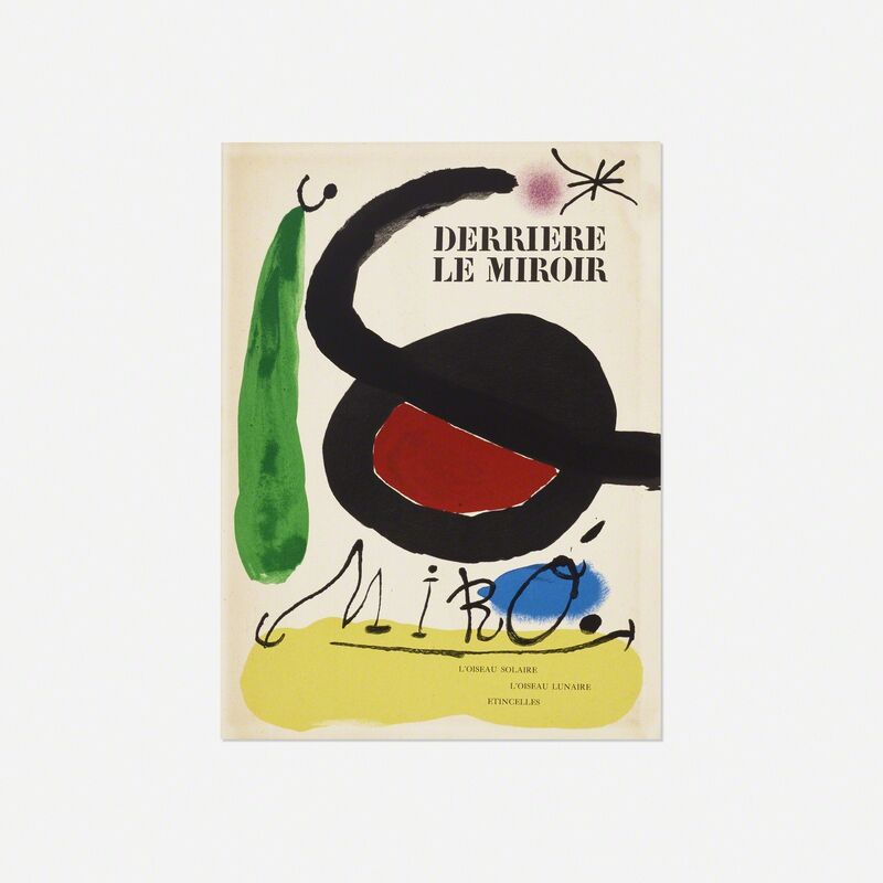 Joan Miró, ‘Derriere Le Miroir: L'Oiseau Solaire, L'Oiseau Lunaire - Etincelles’, 1967, Print, Lithograph, printed paper, Rago/Wright/LAMA