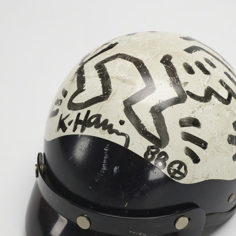 Keith Haring, ‘Untitled (Bell Police Helmet)’, 1988, Sculpture, Marker on helmet, Rago/Wright/LAMA