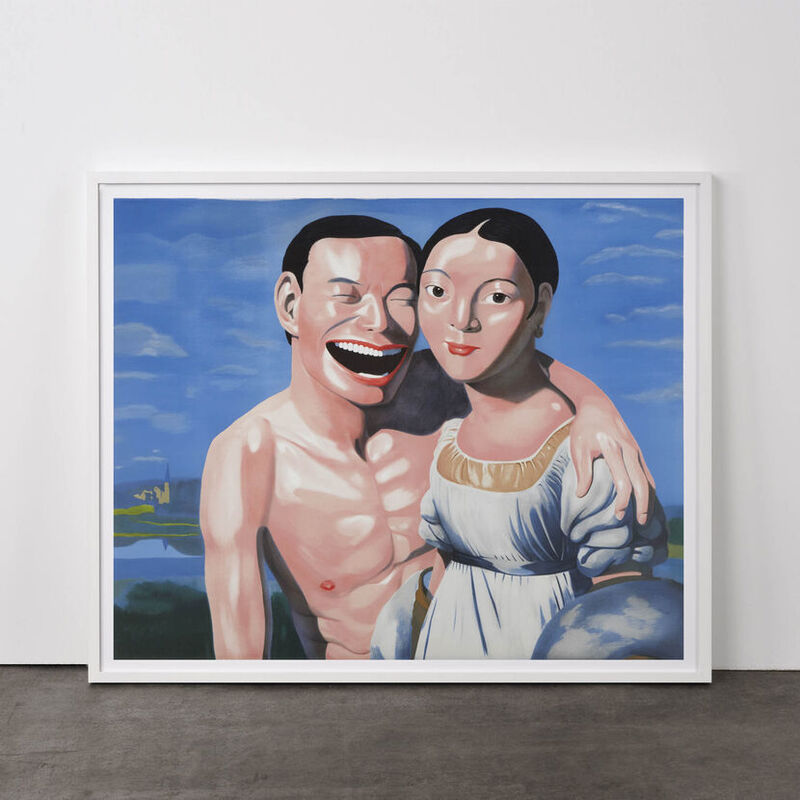 Yue Minjun, ‘Snatched Ecstasy (Portfolio of 20)’, 2009, Print, Lithography, Weng Contemporary