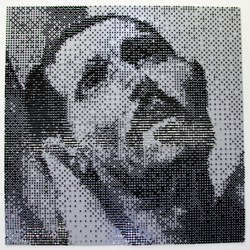 Gustavo Prado, ‘Martyr’, 2019, Painting, Legos on wooden board, Galerie Richard