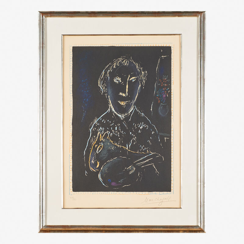 Marc Chagall, ‘Auto-Portrait’, 1973, Print, Lithograph in colors (framed), Rago/Wright/LAMA