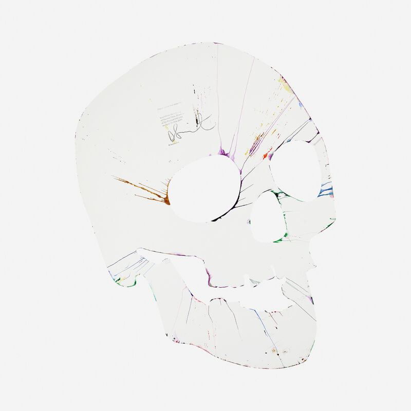 Damien Hirst, ‘Skull Spin Painting’, 2009, Drawing, Collage or other Work on Paper, Acrylic on paper, Rago/Wright/LAMA