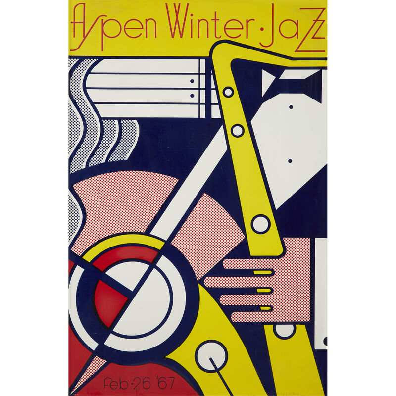 Roy Lichtenstein, ‘Aspen Winter Jazz Poster’, 1967, Posters, Color screenprint on heavy glossy white paper, Freeman's