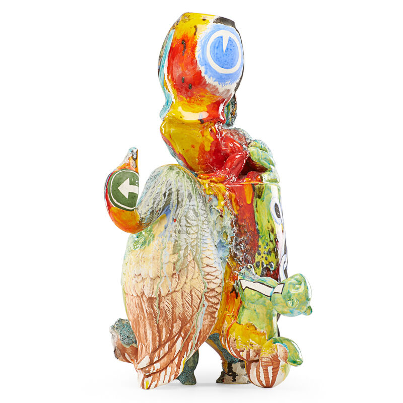Michael Lucero, ‘Large sculpture, "Animalkind," New York’, 2007, Sculpture, Glazed and painted earthenware, Rago/Wright/LAMA