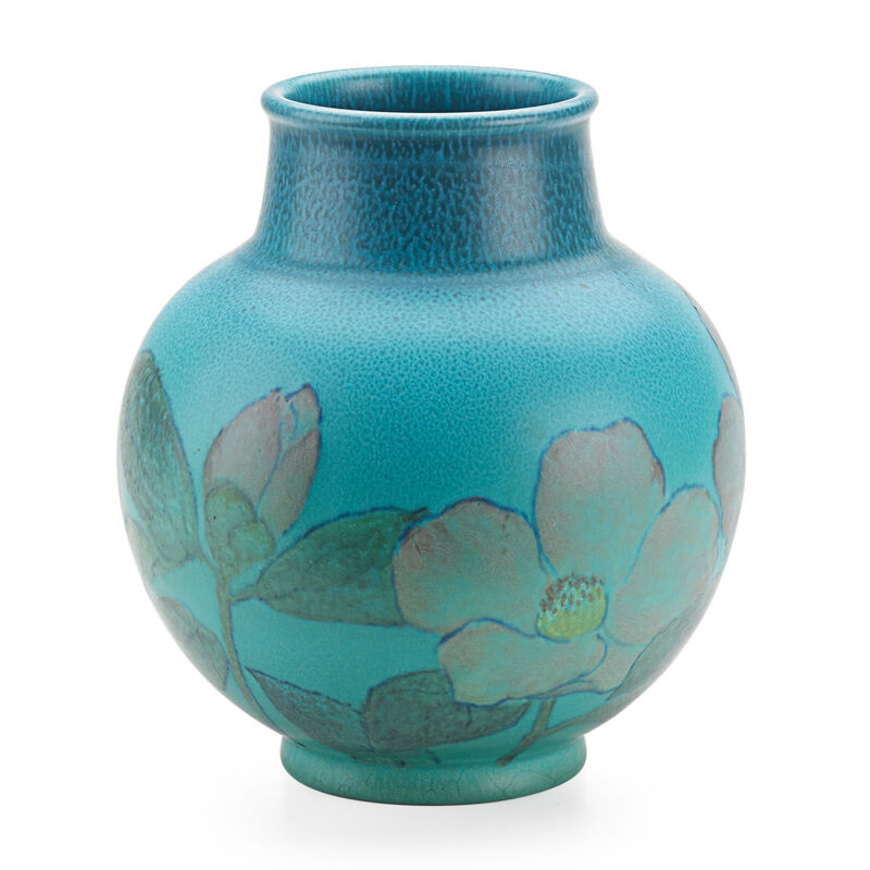 Kataro Shirayamadani, ‘Double Vellum Vase With Stylized Roses (Uncrazed), Cincinnati, OH’, 1933, Design/Decorative Art, Rago/Wright/LAMA