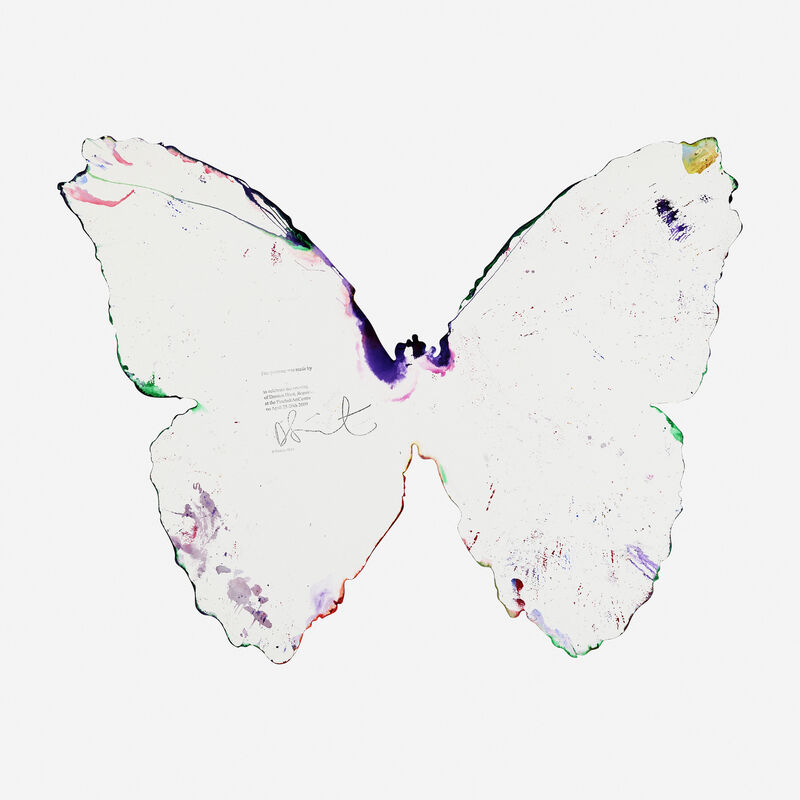 Damien Hirst, ‘Butterfly Spin Painting’, 2009, Drawing, Collage or other Work on Paper, Acrylic on paper, Rago/Wright/LAMA
