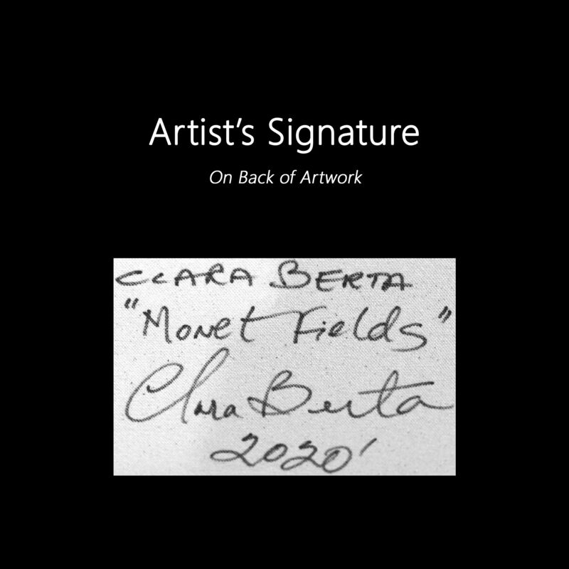 Clara Berta, ‘Monet Fields’, 2020, Painting, Acrylic on Canvas, Artspace Warehouse