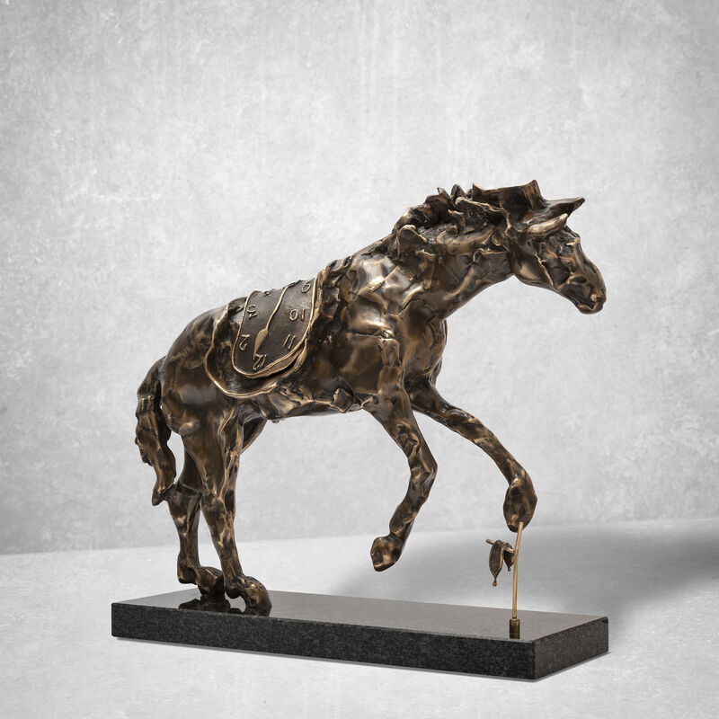 Salvador Dalí, ‘Horse Saddled With Time’, 1980, Sculpture, Bronze sculpture with marble base, cast using the lost-wax process, Tate Ward Auctions