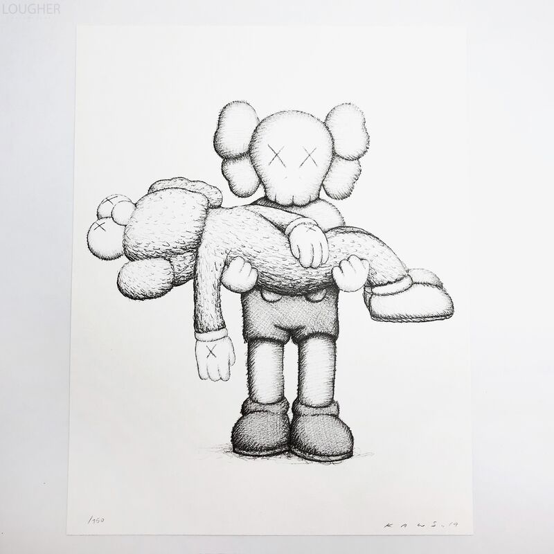 KAWS, ‘KAWS: Companionship in the Age of Loneliness’, 2019, Print, Original screenprint, GONE, 2019, and limited edition copy exhibition catalogue, Lougher Contemporary