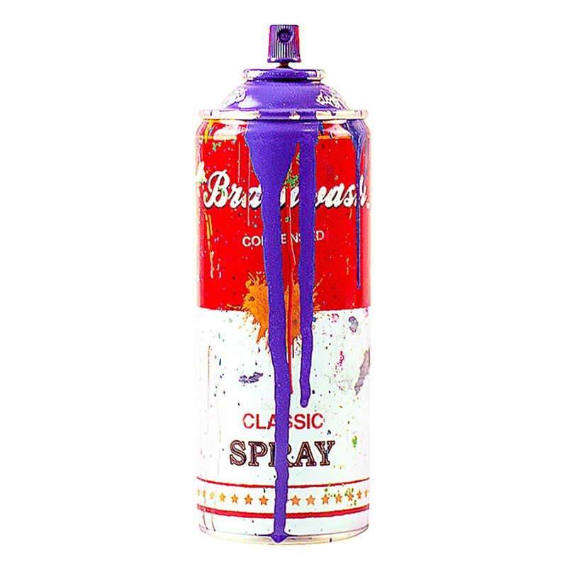 Mr. Brainwash, ‘Spray Can (Purple)’, 2013, Sculpture, Metal, Silverback Gallery