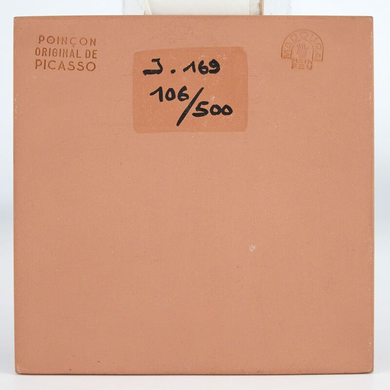 Pablo Picasso, ‘LOSANGE AU VISAGE (A.R. 627)’, 1971, Design/Decorative Art, Red ceramic tile, Doyle