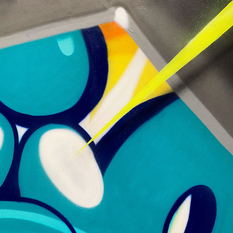 BIO, ‘Heart of Graffiti’, 2018, Painting, Spray paint on canvas, AURUM GALLERY