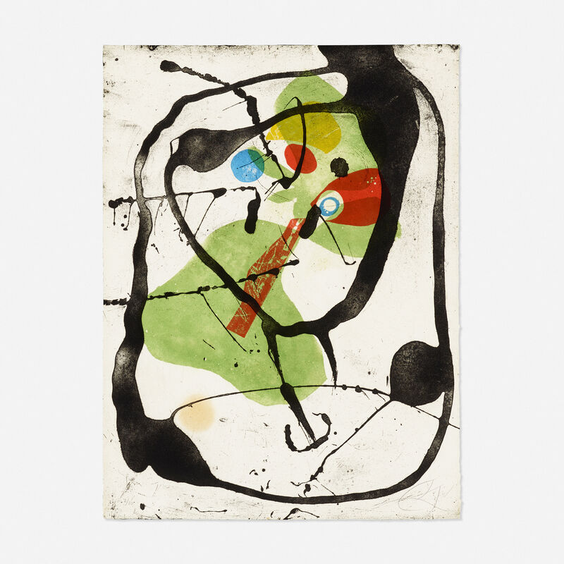 Joan Miró, ‘Grans Rupestres XXI’, 1979, Print, Etching and aquatint in colors, Rago/Wright/LAMA