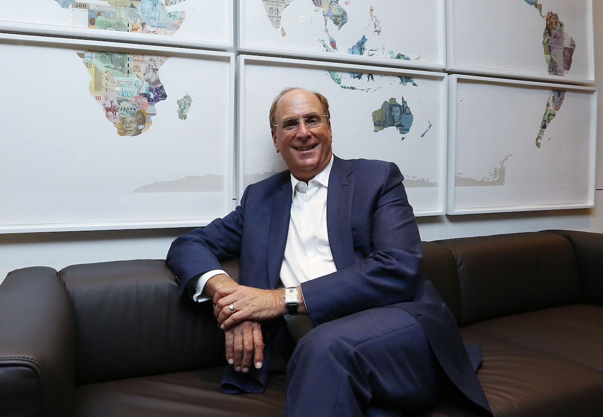 Larry Fink, BlackRock CEO and Chairman, is a member of the board of trustees of the Museum of Modern Art. Photo by Jonathan Wong/South China Morning Post via Getty Images.