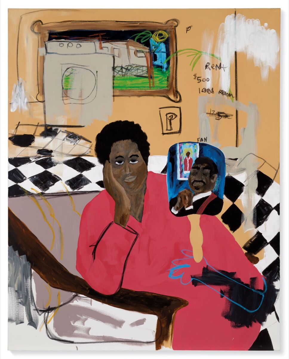 Jammie Holmes, Untitled (Aunt), 2020. Courtesy of Christie’s Images Ltd.