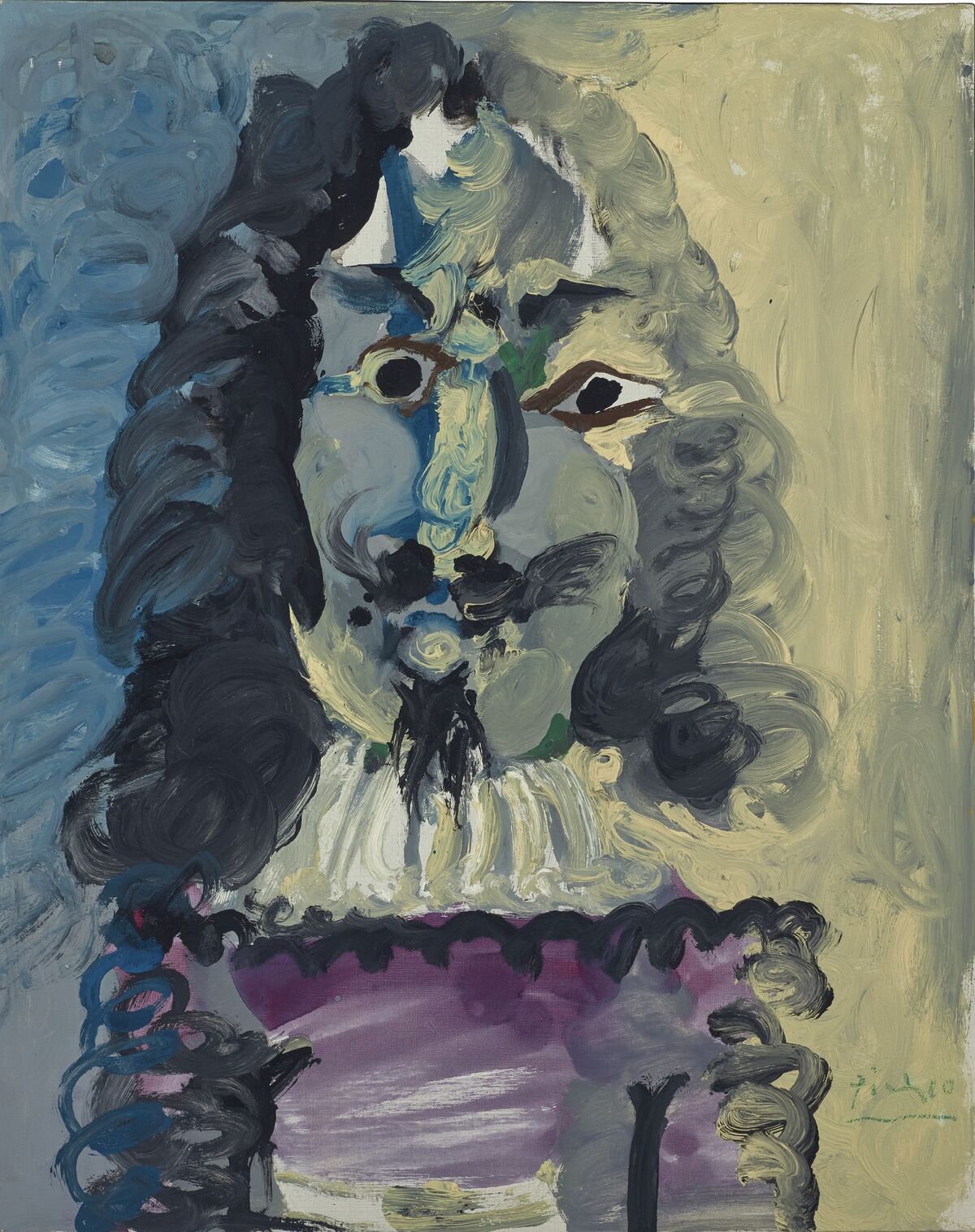 Pablo Picasso, Mousquetaire. Buste, 1967. Sold for €3.4 million ($3.8 million). Courtesy Christie’s Images Ltd.