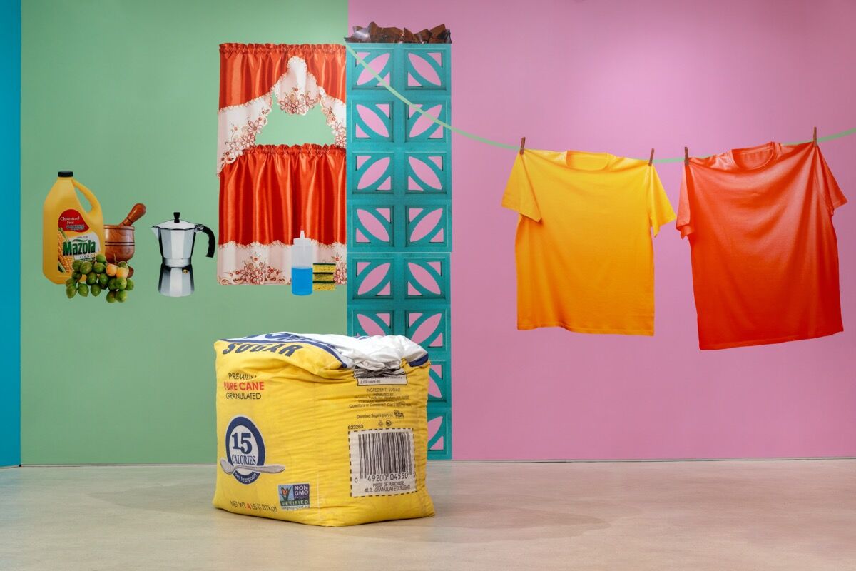 Lucia Hierro, installation view of “Vecinos/Neighbors” at Primary, 2020. Photo by Zachary Balber. Courtesy of Primary.