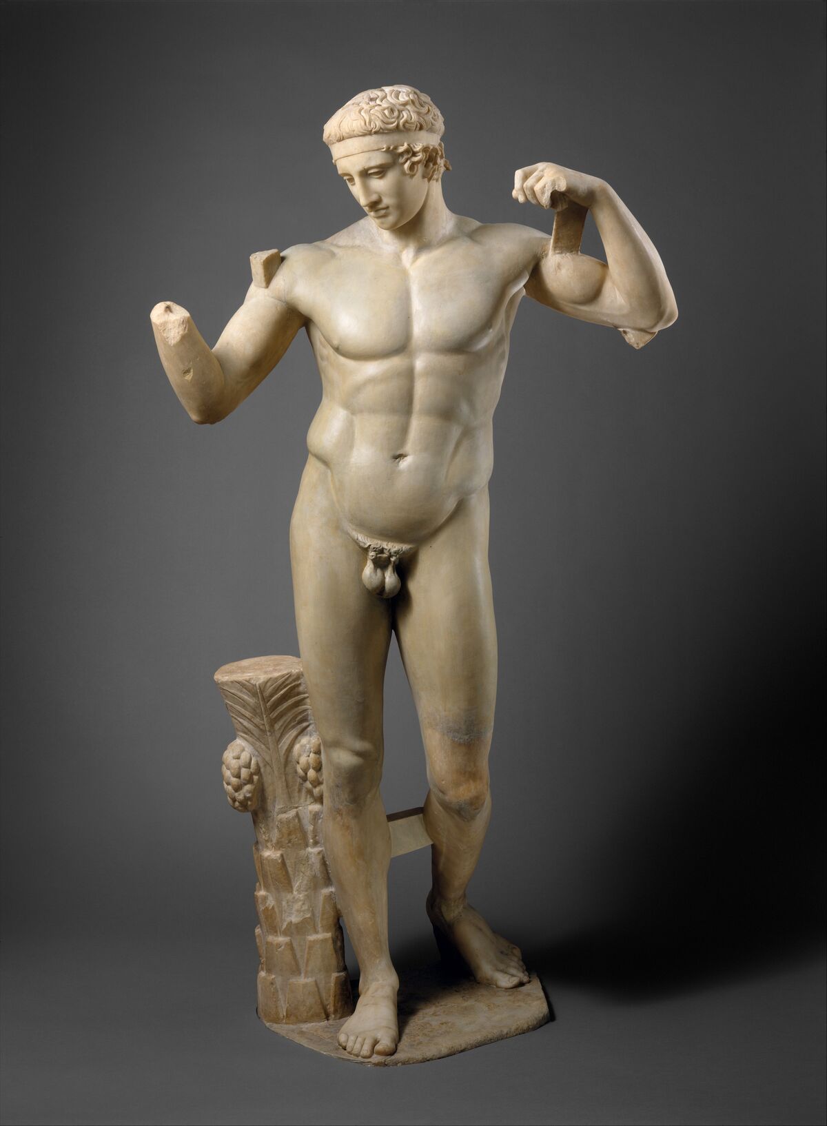 Copy of work attributed to Polykleitos, ca. A.D. 69–96, via the Metropolitan Museum of Art. 