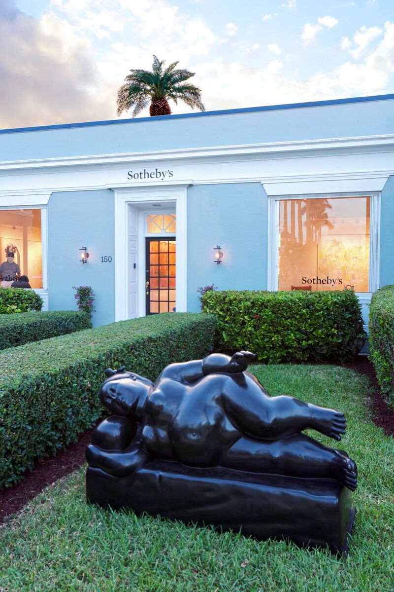 Exterior view of Sotheby’s Palm Beach Gallery. Courtesy of Sotheby’s.