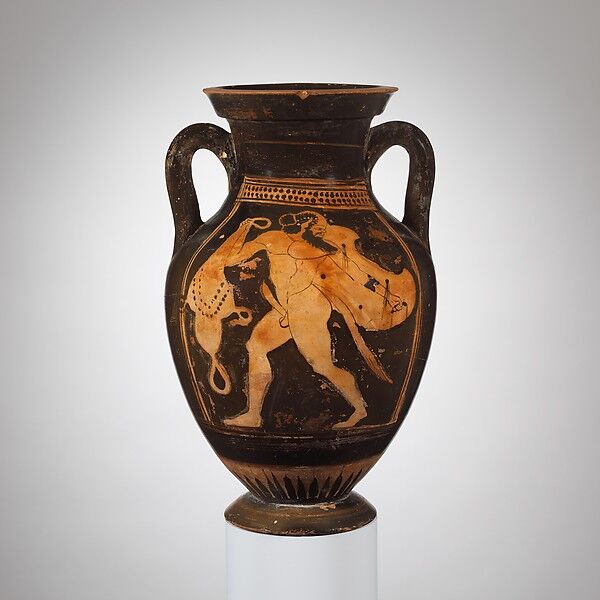 Terracotta amphora (jar), ca. 500–490 B.C. Courtesy of The Metropolitan Museum of Art. 