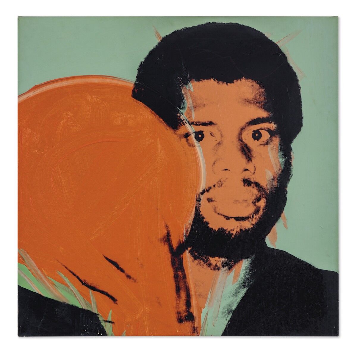 Andy Warhol, Kareem Abdul-Jabbar, 1977–79. Est. $300,000–$500,000. Courtesy Christie’s Images Ltd.