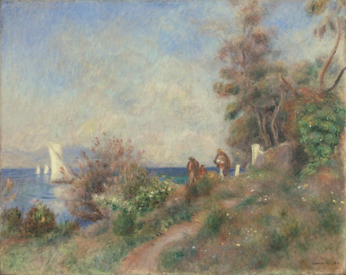 Pierre-Auguste Renoir, Coastline at Antibes, 1888; Courtesy of Hammer Galleries.