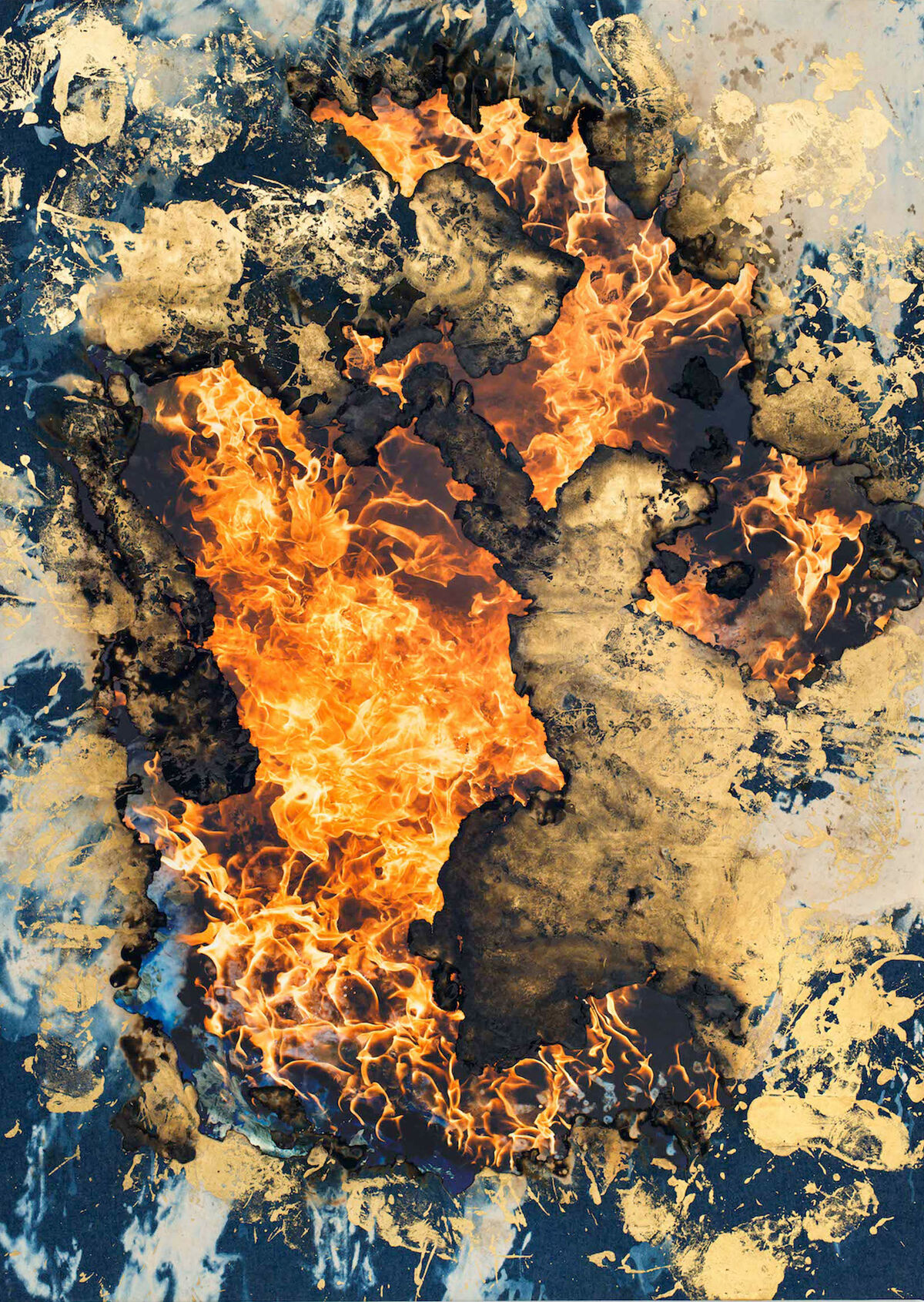 Korakrit Arunanondchai, history painting (if they cannot see the happiness, at least they'll see the light), 2017. Image © Korakrit Arunanondchai 2019. Courtesy of the artist; Carlos / Ishikawa, London; Clearing, New York; and Bangkok City City, Bangkok.