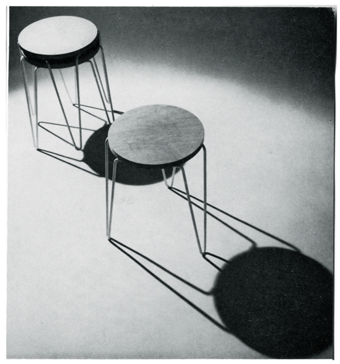 The “Hairpin” Stacking Stool. Courtesy of Knoll, Inc.