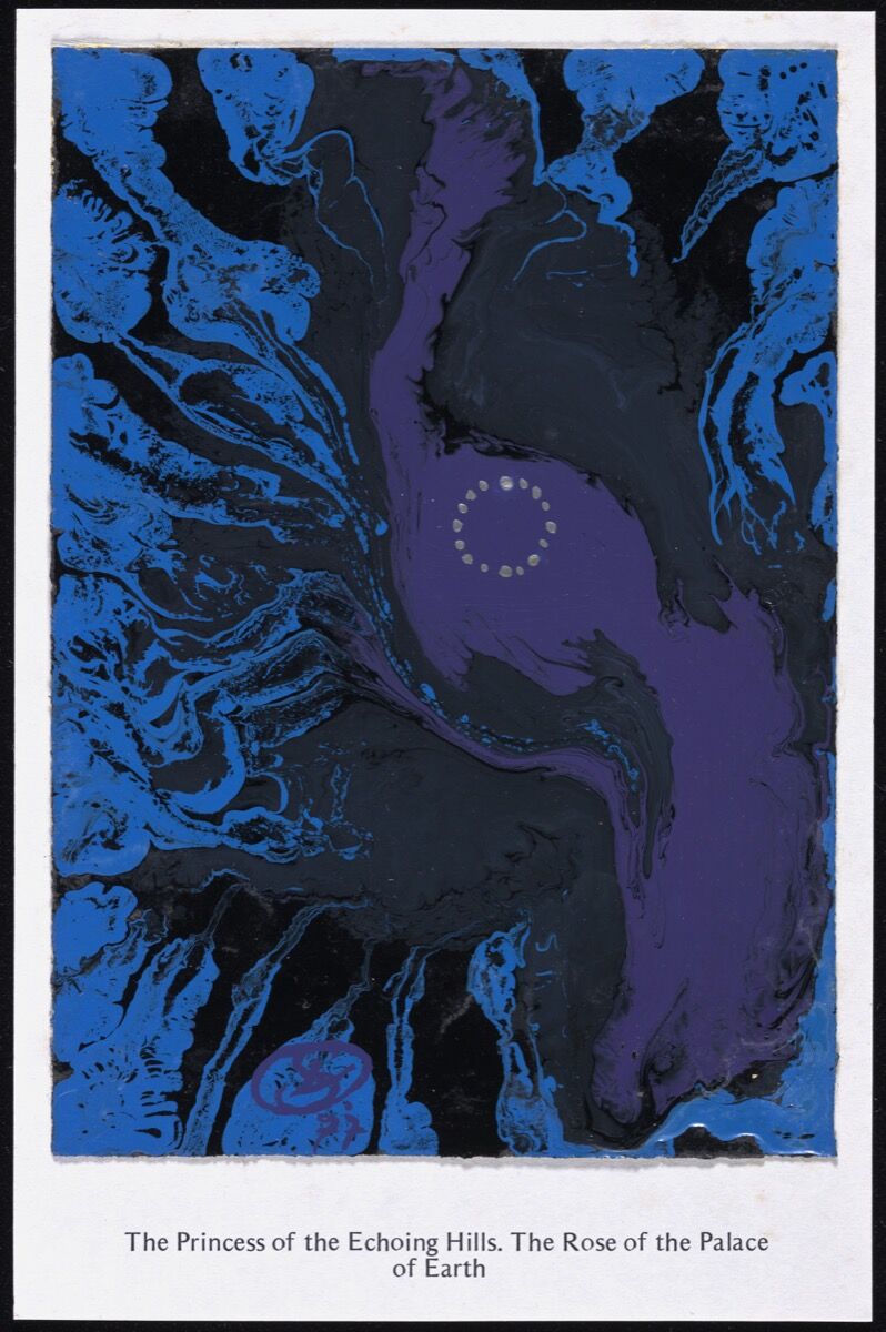 Tarot Card by Ithell Colquhoun. © Tate. Courtesy of the Tate.