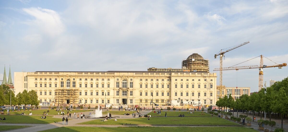 North facade of the Humboldt Forum, May 2019. © SHF / Stephan Falk.