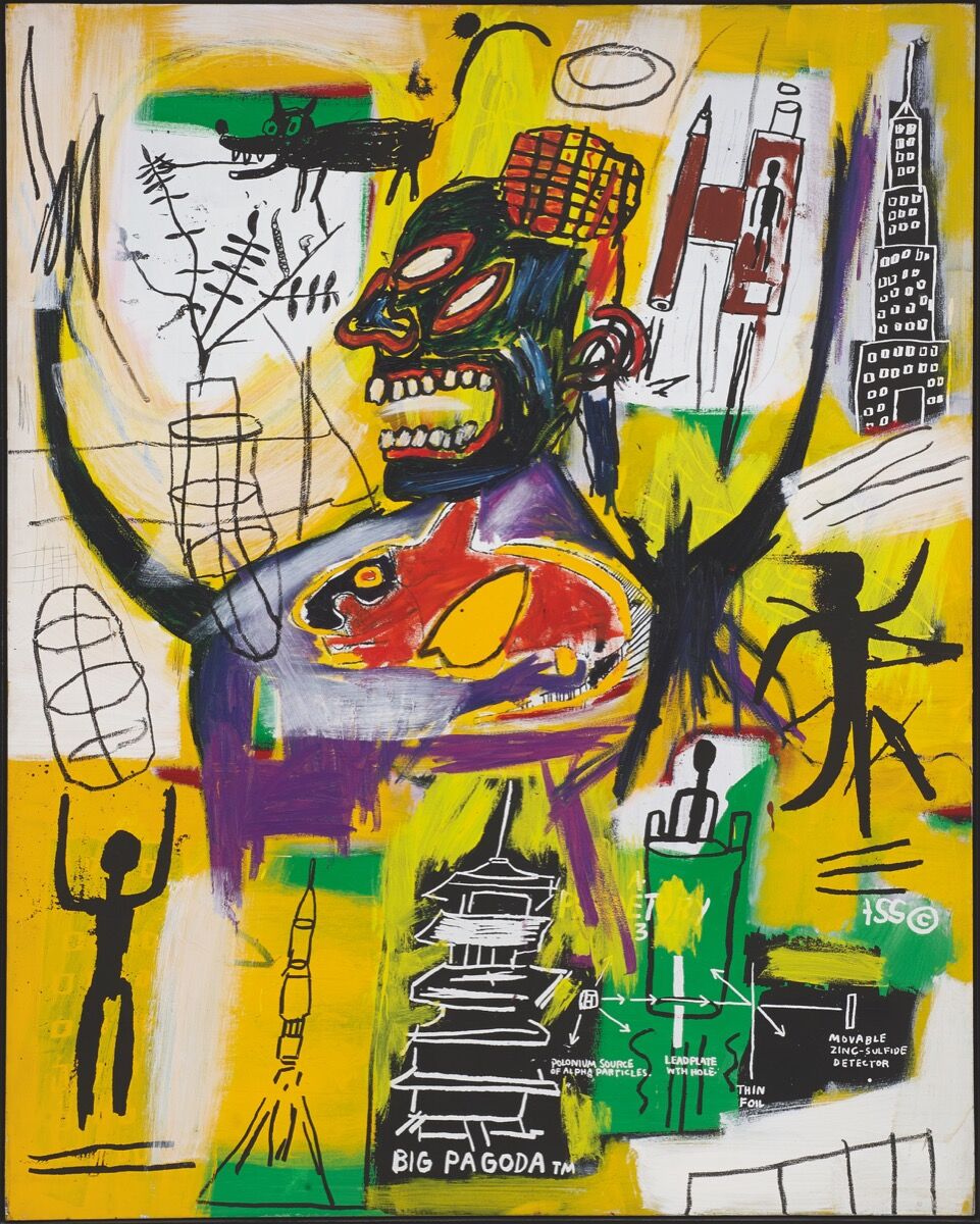 Jean-Michel Basquiat, Pyro, 1984. Courtesy of Sotheby&#x27;s.