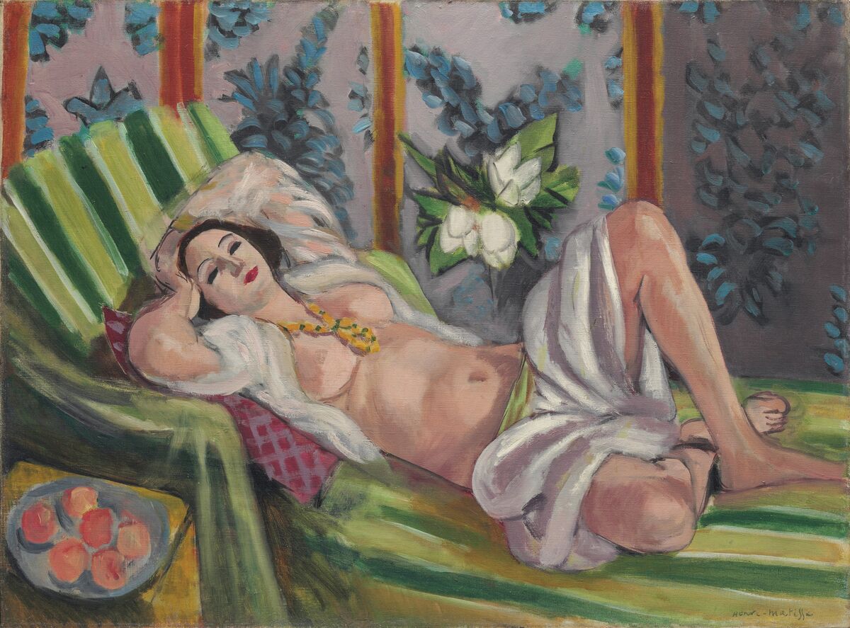 Henri Matisse, Odalisque couchée aux magnolias, 1923. Courtesy of Christie’s.