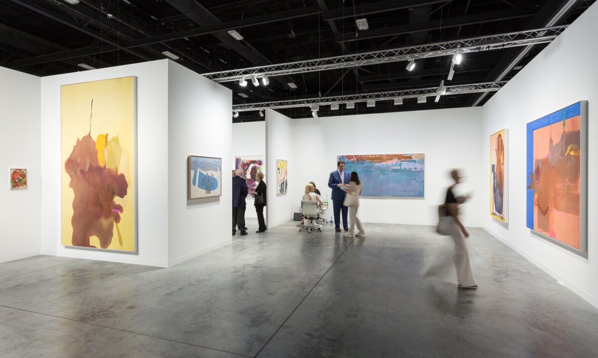 Installation view of Ameringer | McEnery | Yohe’s booth at Art Basel in Miami Beach, 2017. Photo by Alain Almiñana for Artsy. 