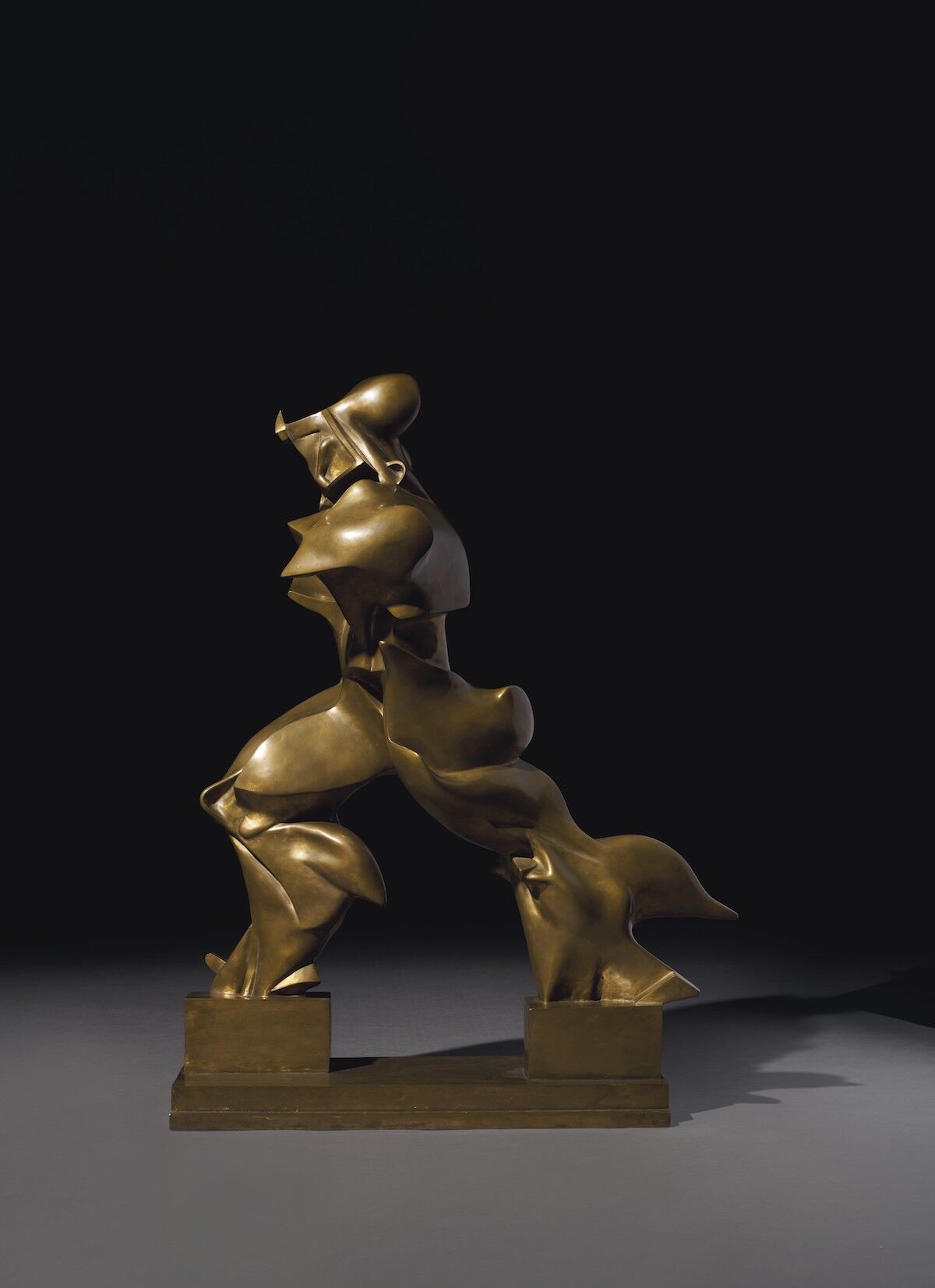 Umberto Boccioni, Forme uniche della continuità nello spazio (Unique Forms of Continuity in Space), 1913. Sold for $16.1 million. Courtesy Christie’s Images Ltd.